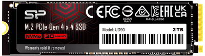 Silicon Power 2TB UD90 NVMe PCIe Gen4 x4 M.2 2280 - SP02KGBP44UD9005