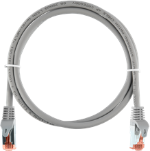 NIKOMAX Patch kábel S/FTP CAT6a LSOH, Essential Series, 1,5m, szürke