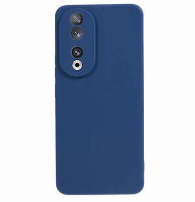 Szilikon telefonvédő (matt) SÖTÉTKÉK - Honor 90 5G