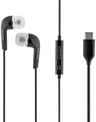 SAMSUNG fülhallgató SZTEREO (Type-C, felvevő gomb, hangerő szabályzó) FEKETE