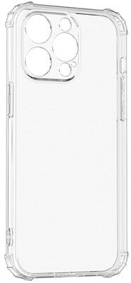 Szilikon telefonvédő (közepesen ütésálló, légpárnás sarok) ÁTLÁTSZÓ - Apple iPhone 15 Pro Max
