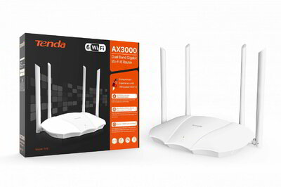 Tenda TX9 Router WiFi AX3000 (574Mbps 2,4GHz + 2402Mbps 5GHz; 4port 1Gbps, 4x6dBi)