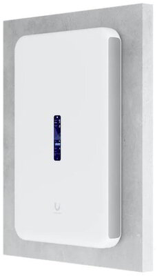 UBiQUiTi All-in-one internet gateway, WiFi access point, and UniFi Console with an abundance of PoE ports.