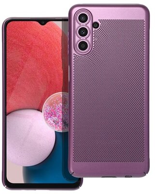 Műanyag telefonvédő (légáteresztő, lyukacsos minta, kamera védelem) LILA - Samsung Galaxy A04s (SM-A047F),Samsung Galaxy A13 5G (SM-A136)