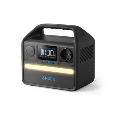 ANKER SOLIX Hordozható Akkumulátor PowerHouse 521, 256Wh - 200W, EU, fekete
