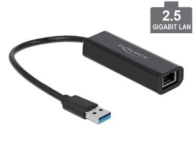 Delock USB Type-A adapter apa 2,5 Gigabit LAN
