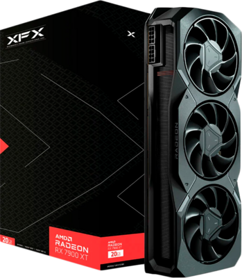 XFX AMD Radeon RX 7900XT 20GB GDDR6 2xDP HDMI USB-C - RX-79TMBABF9
