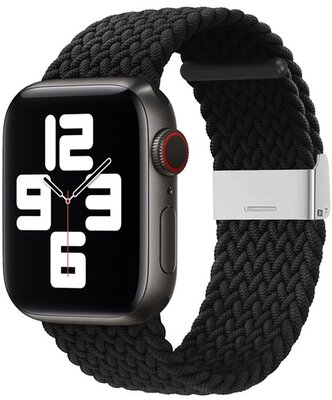 Pótszíj (egyedi méret, textil, állítható) FEKETE - Apple Watch Series 1 38mm,Apple Watch Series 2 38mm,Apple Watch Series 3 38mm,Apple Watch Series 4 40mm,Apple Watch Series 5 40mm,Apple Watch Series 6 40mm,Apple Watch Series 7 41mm,Apple Watch Series 8 4