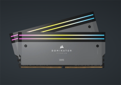 Corsair 32GB 4800MHz DDR5 DOMINATOR TITANIUM RGB CL30 AMD (Kit of 2) szürke - CMP32GX5M2B6000Z30