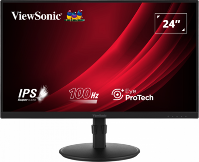 ViewSonic Monitor 24" - VG2408A-MHD (IPS, 100Hz 16:9, FHD, 5ms, 250cd/m2, D-sub, HDMI, DP, VESA, SPK, mag.áll, pivot)