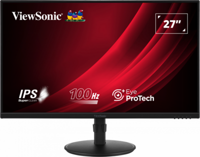 ViewSonic Monitor 27" - VG2708A-MHD (IPS, 100Hz 16:9, FHD, 5ms, 250cd/m2, D-sub, HDMI, DP, VESA, SPK, mag.áll, pivot)