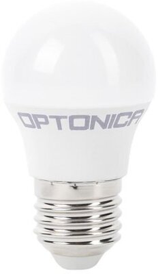 OPTONICA LED Gömb izzó, E27, 8W, meleg fehér fény, 710Lm, 2700K - 1338
