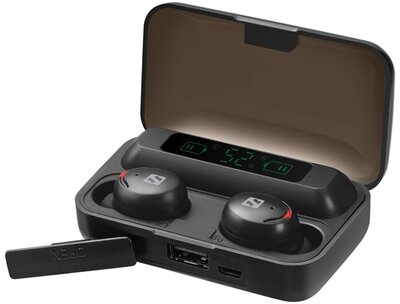 Sandberg Wireless Fülhallgató - Bluetooth Earbuds + Powerbank