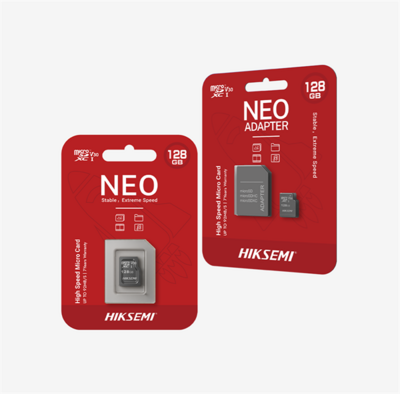Hikvision HIKSEMI MicroSD kártya - NEO 16GB microSDHC™, Class 10 and UHS-I, TLC + Adapter