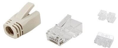 Equip csatlakozó szett - 121176 (RJ45, Cat6A, UTP) 100db/csomag