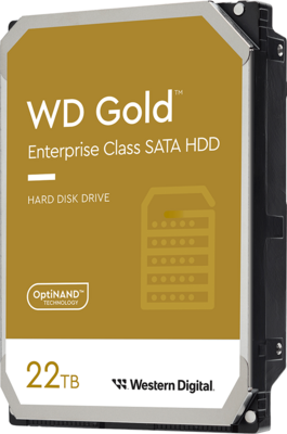 HDD Server WD Gold (3.5", 22TB, 512MB, 7200 RPM, SATA 6 Gb/s)
