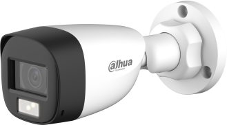 Dahua Analóg csőkamera - HAC-HFW1200CL-IL-A (Duallight, 2MP, kültéri, 2,8 mm, IR20m+LED20m, ICR, IP67, DWDR, mikrofon)