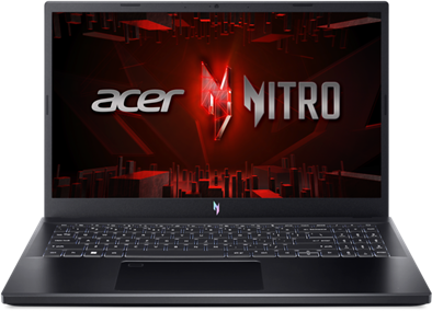ACER Aspire Nitro ANV15-51-556Z, 15.6" FHD IPS, Intel Core i5-13420H, 16GB, 512GB SSD, GeForce RTX 4050, DOS, fekete