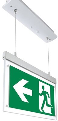 OPTONICA LED Vészkijárati lámpa, Mennyezeti, 3 órás vészhelyzeti üzemidővel