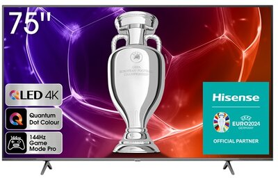 Hisense 75" 75E7KQPRO 4K UHD Smart QLED TV