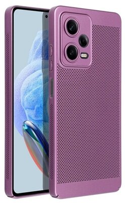 Xiaomi Redmi Note 13 Pro Plus 5G Műanyag telefonvédő (légáteresztő, lyukacsos, kameravédő) LILA