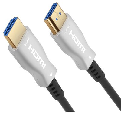 PREMIUMCORD kábel aktív optikai, HDMI, 18Gbps, 4K@60, M/M, 10m, fekete