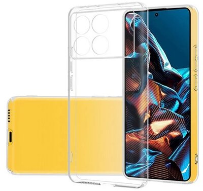 Szilikon telefonvédő (ultravékony) ÁTLÁTSZÓ Xiaomi Poco X6 Pro 5G