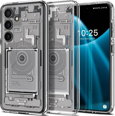 SPIGEN ULTRA HYBRID ZERO ONE műanyag telefonvédő (ütésállóság, légpárnás keret) FEHÉR Samsung Galaxy S24 (SM-S921)