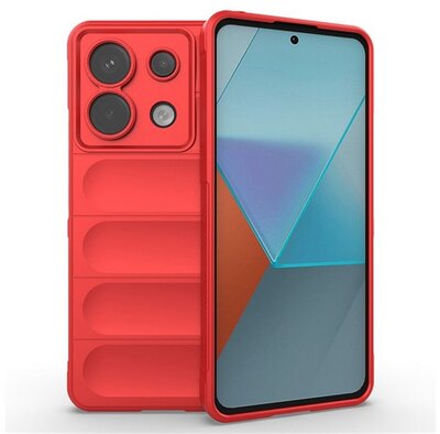 Szilikon telefonvédő (ütésállóság, kameravédő, 3D) PIROS Xiaomi Poco X6 5G Xiaomi Redmi Note 13 Pro 5G