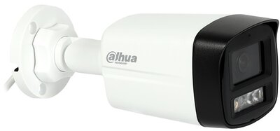 Dahua IP csőkamera - IPC-HFW1239TL1-A-IL (2MP, 2,8mm, kültéri, H265+, IP67, IR30m+LED20m, ICR, DWDR, 3DNR, PoE, mikrof.)