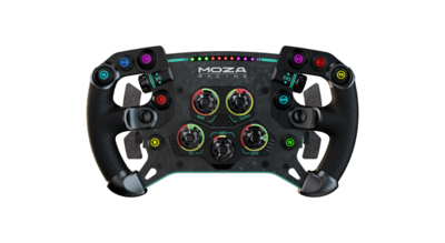 Moza Racing kiegészítő - MOZA GS V2P GT Kormánykerék (Dual Clutch, RGB, 300mm, alcantara)