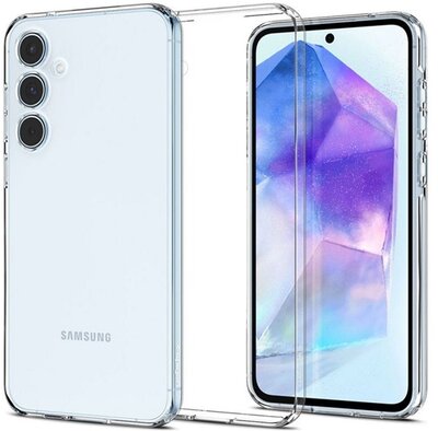 SPIGEN LIQUID CRYSTAL szilikon telefonvédő (ütésállóság, légpárnás sarok) ÁTLÁTSZÓ Samsung Galaxy A55 5G (SM-A556)