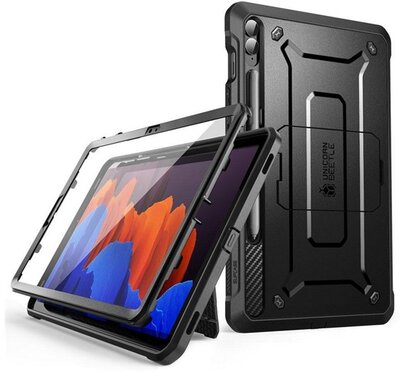 SUPCASE UNICORN BEETLE PRO műanyag telefonvédő (360°-os védelem, erős ütésállóság, műanyag előlap) FEKETE Samsung Galaxy Tab S9 FE Plus LTE (SM-X616) Samsung Galaxy Tab S9 FE Plus WIFI (SM-X610)