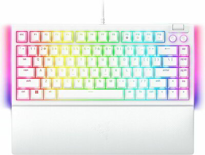 Razer BlackWidow V4 75% - White Ed. - US Layout