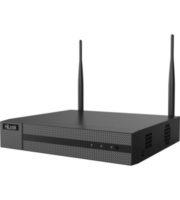 HiLook NVR rögzítő - NVR-104MH-D/W (4 csatorna, H265+, HDMI+VGA, 2xUSB, 1x Sata, Wifi)