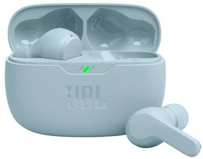 JBL WAVE BEAM bluetooth fülhallgató SZTEREO (v5.2, TWS, mikrofon, zajszűrő, IP54 + töltőtok) MENTAZÖLD