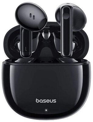 BASEUS BOWIE E13 bluetooth fülhallgató SZTEREO (v5.3, TWS, mikrofon, cseppálló + töltőtok) FEKETE