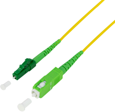 Logilink Fiber szimplex patch kábel, OS2, SM G.657.A2, SC/APC-LC/APC, 3 m