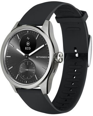 Withings HWA10-model 4 ScanWatch 2 42mm fekete okosóra