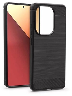 Haffner HF284014 Xiaomi Redmi Note 13 Pro 4G/Poco M6 Pro 4G Carbon fekete szilikon hátlap