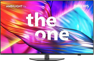 Philips TV LED 55PUS8919/12, The One series, Ambilight 4K TV, 139 cm (55"), 144Hz, VRR, FreeSync Smart platform Titan OS, P5 Image processor, Dolby Vision and Atmos.