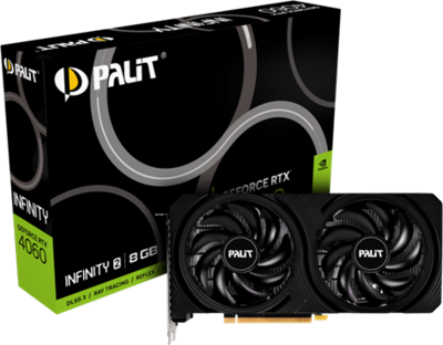 PALIT NVIDIA RTX4060 Infinity 2 8GB GDDR6 - NE64060019P1-1070L