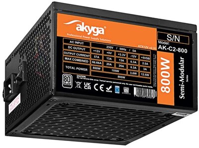 Akyga 800W - Classic - 12cm - AK-C2-800