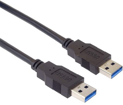 PREMIUMCORD Kábel USB 3.0, Super-Speed, 5Gbps, A - A, M/M, 5m, fekete