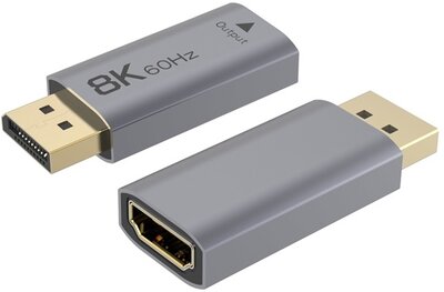 PREMIUMCORD Adapter Displayport - HDMI M/F, 8K60Hz, 4K@144Hz