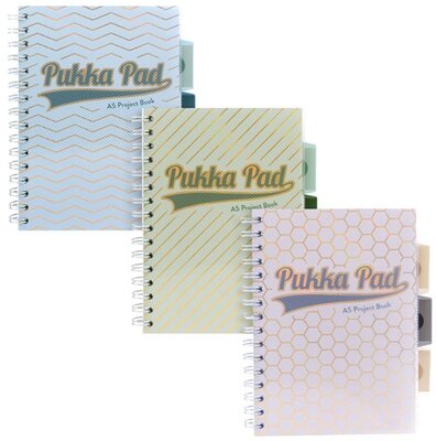 Pukka Pad Project Book Haze A5 PP 200 oldal vonalas spirálfüzet