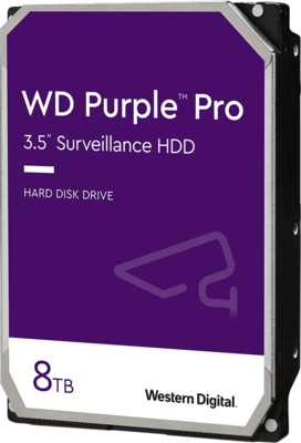 HDD AV WD Purple Pro (3.5", 8TB, 256MB, 7200 RPM, SATA 6 Gb/s)