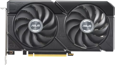 ASUS Video Card NVidia Dual GeForce RTX 4060 EVO OC Edition 8GB GDDR6 VGA with two powerful Axial-tech fans and a protective backplate for broad compatibility, PCIe 4.0, 1xHDMI 2.1a, 3xDisplayPort 1.4a