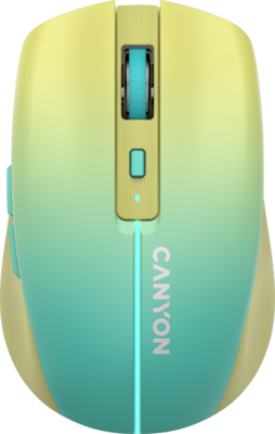 CANYON mouse MW-44 Wireless Charge Yellow Blue