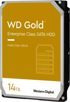 HDD Server WD Gold (3.5", 14TB, 512MB, 7200 RPM, SATA 6 Gb/s)